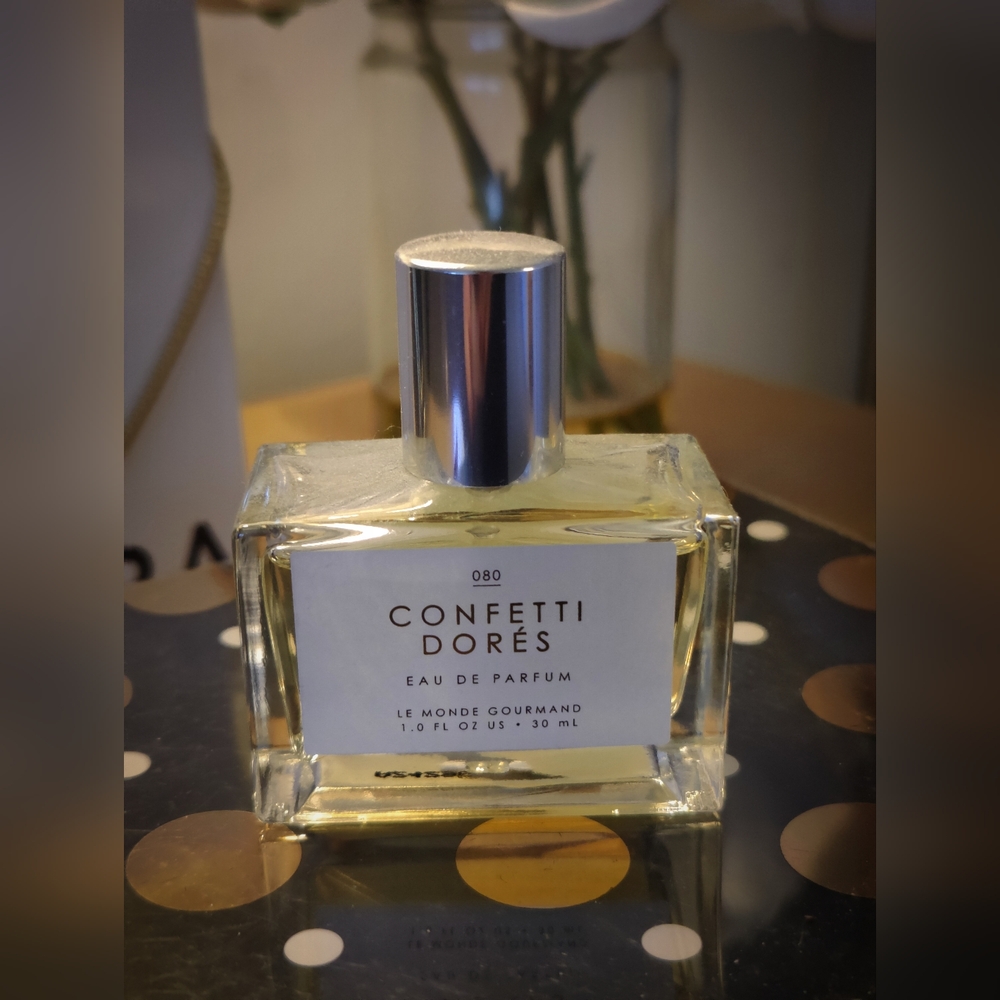 CONFETTI DORÉS EDP Parfum Vanilla Gourmand Scent 1 fl oz